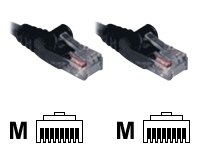 COMPUTER GEAR 15m RJ45 to RJ45 UTP CAT 5e stranded network cable [CROSSED WIRED][BLACK]